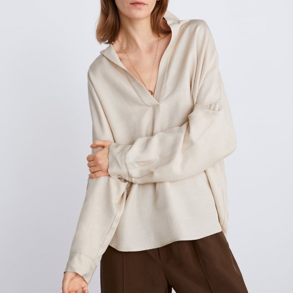 Oversized zara blouse - Picture 1 of 3